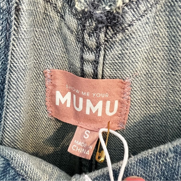 Show Me Your Mumu Oakland Overalls Vintage Indigo. New with tags. Size Small. - Picture 11 of 15